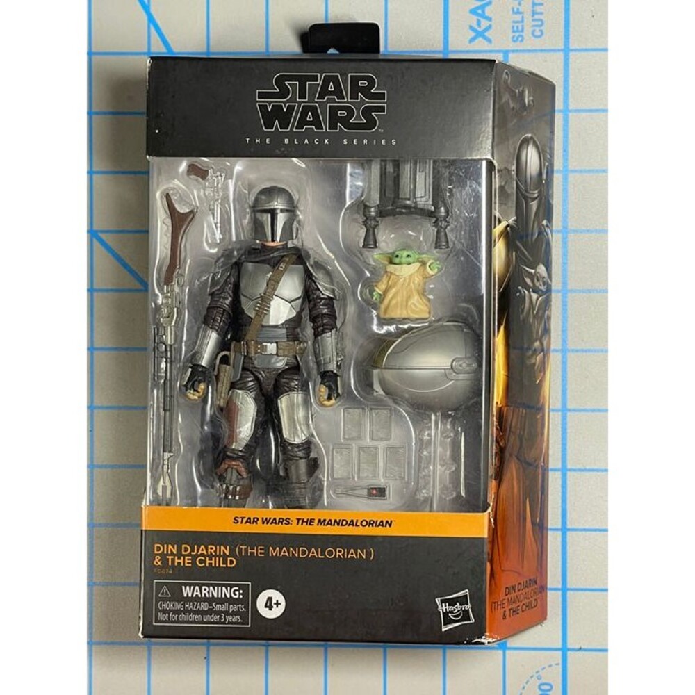 Star Wars The Black Series Din Djarin & The Child Action Figure Grogu Baby Yoda